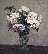 Henri Fantin-Latour Vase of Roses oil painting artist